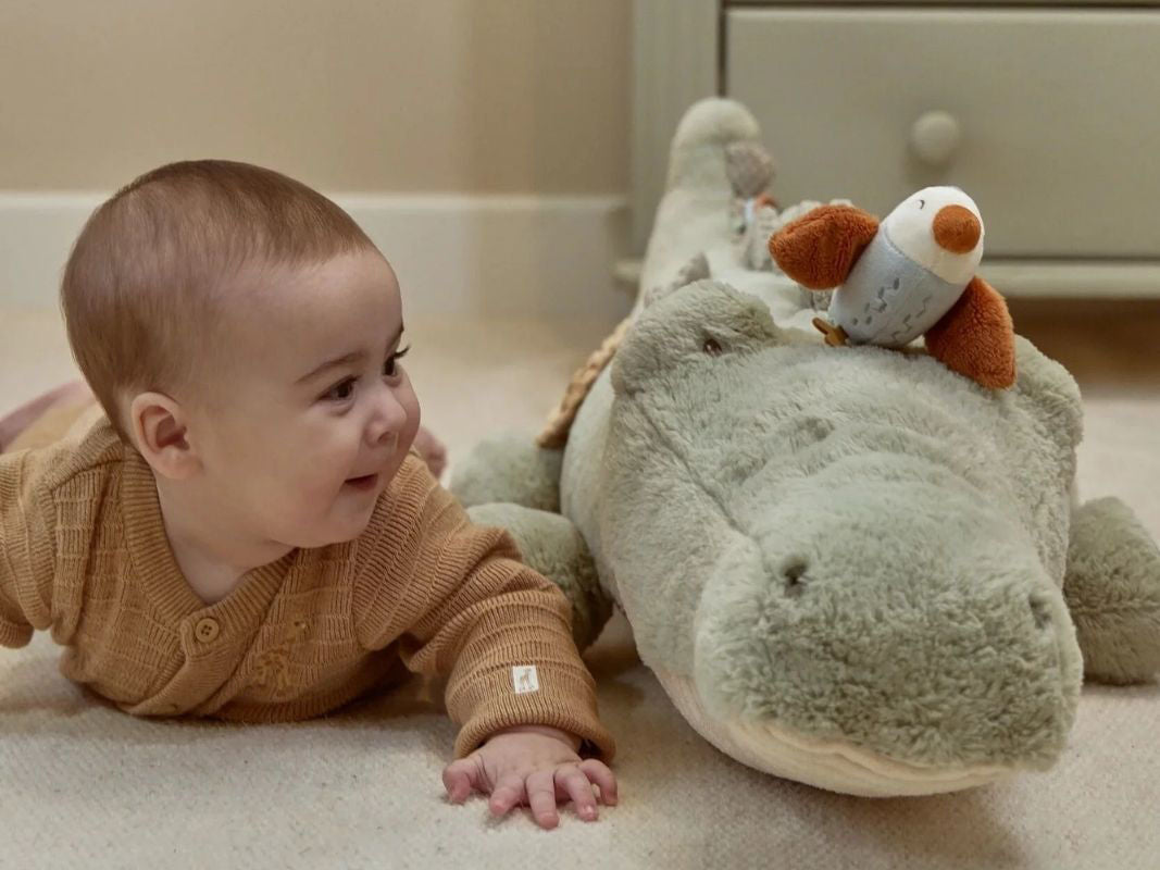 Peluche Multi-Attività XL 'Coccodrillo' Safari Friends Little Dutch - Dai 0+mesi