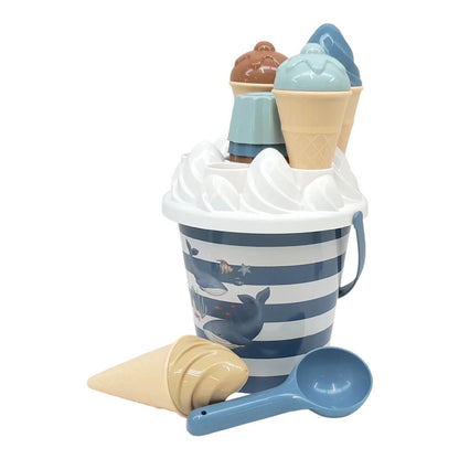 Set Secchiello Gelateria per Sabbia - 14 Pezzi per