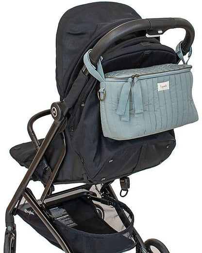 Borsa portaoggetti per passeggino - organizer passeggino - tessuto trapuntato
