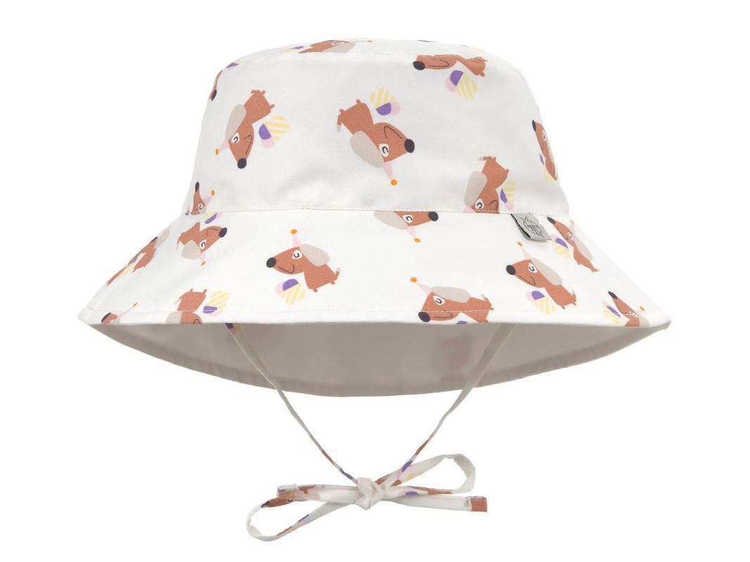 Cappellino estivo Reversibile con Laccetti (Protezione UV 80) - Ice Cream Dog Sea Salt
