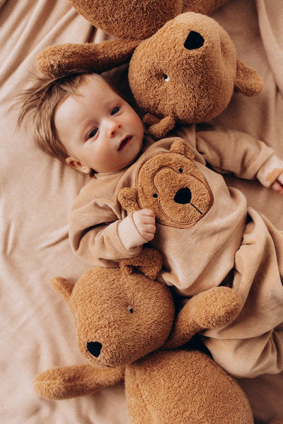 Peluche morbido Teddy - 90% Cotone organico