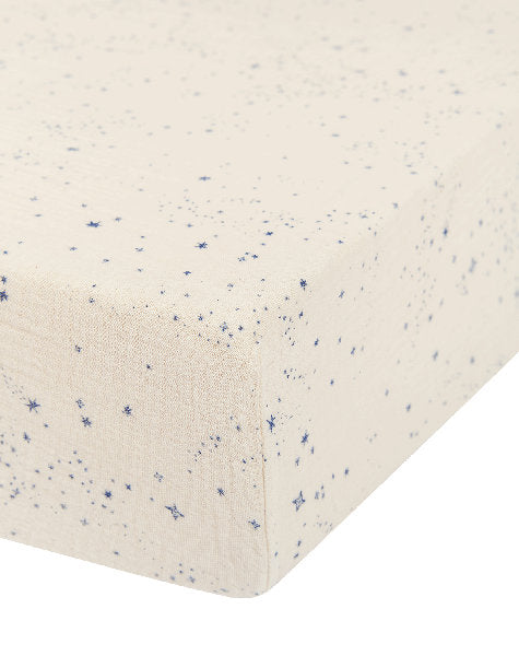 Lenzuolo con angoli per lettino 70x140cm - 100% doppia mussola di cotone biologico