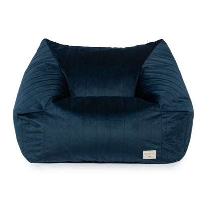 Pouf Poltrona in velluto BeanBag 72x75x42cm