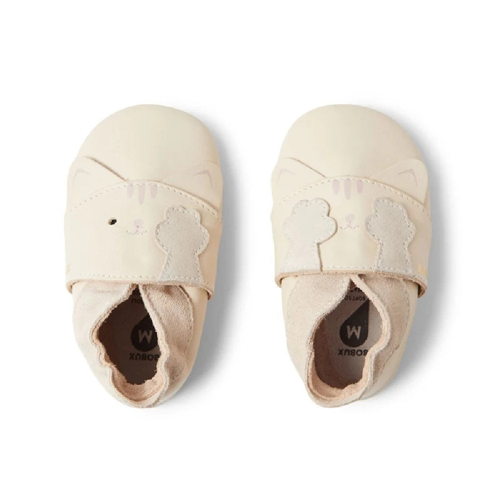 Scarpine Soft Sole Peek a Boo Kitti White Swan