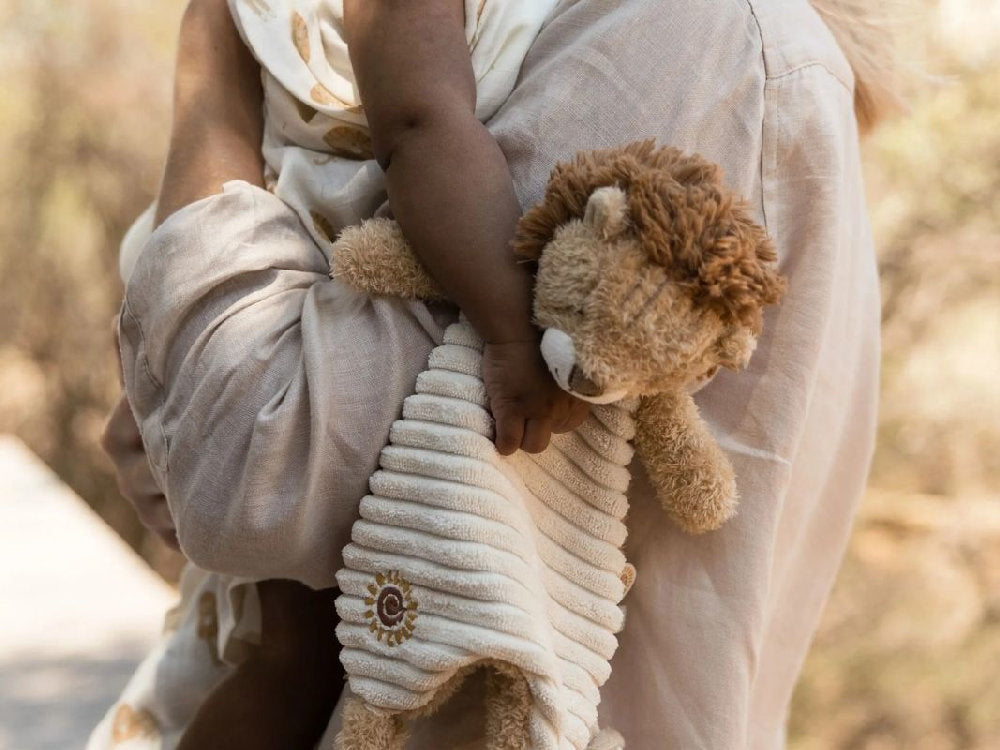 Doudou 'Leone' Safari Friends Little Dutch con Porta Ciuccio - Dalla nascita