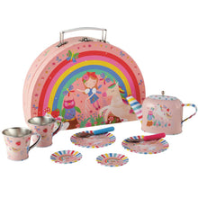 Set tazzine in valigetta arcobaleno