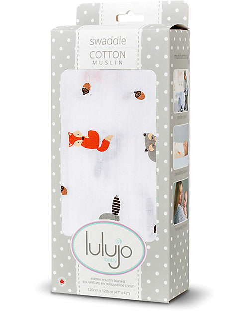 Copertina Swaddle 120x120 cm - 100% mussola di cotone