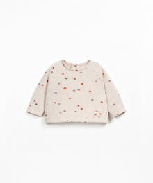 Maglione con stampa - 90% Cotone rigenerato e 10% Cotone riciclato