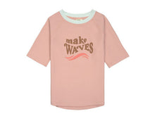Maglia manica corta protezione upf 60+ make waves peach