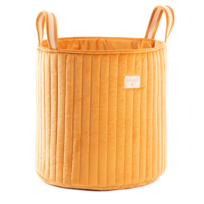 Cesta portagiochi savanna - velluto ecologico 40x35x35cm