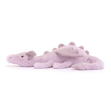 Peluche morbido drago lavanda