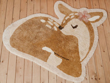 Tappeto cerbiatto 103x110cm - 100% Cotone organico