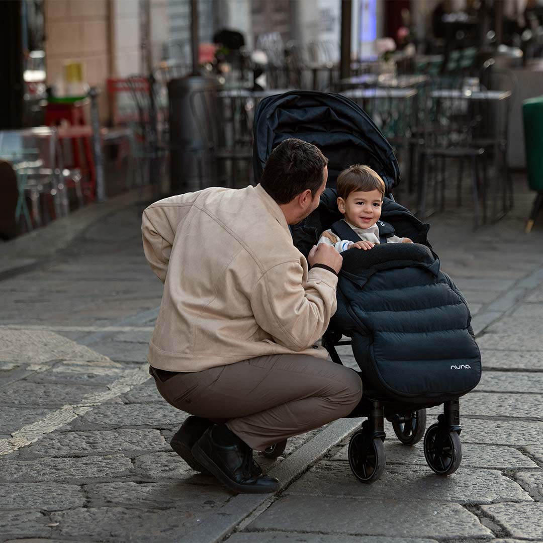 Kit invernale per passeggino - sacco + muffole