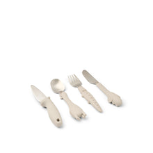 Set di posate in acciaio e silicone Diella