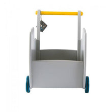 Carrello Primi passi con portagiochi - Gatto