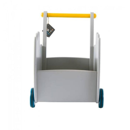 Carrello Primi passi con portagiochi - Gatto