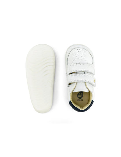 Scarpine Step Up Riley white + navy