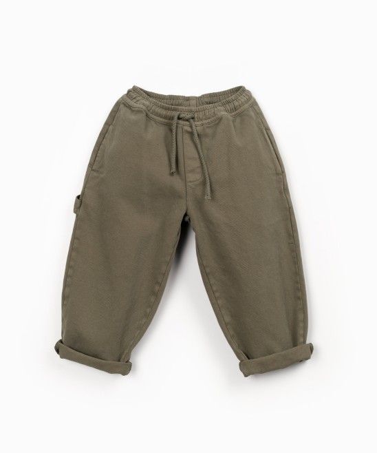 PANTALONI IN TWILL