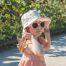 Cappello reversibile tiny blossom - 3-6anni