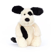 Peluche morbido Cucciolo Nero e Crema