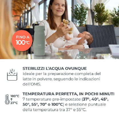 Bollitore e scalda latte portatile Hot'n'Go - Fino 100°C