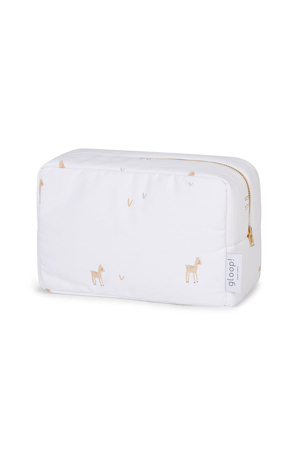 Beauty case impermeabile - 100% Cotone Biologico