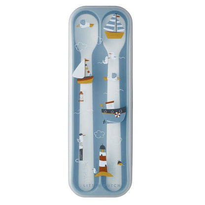 Set cucchiai 2 pezzi con scatola
