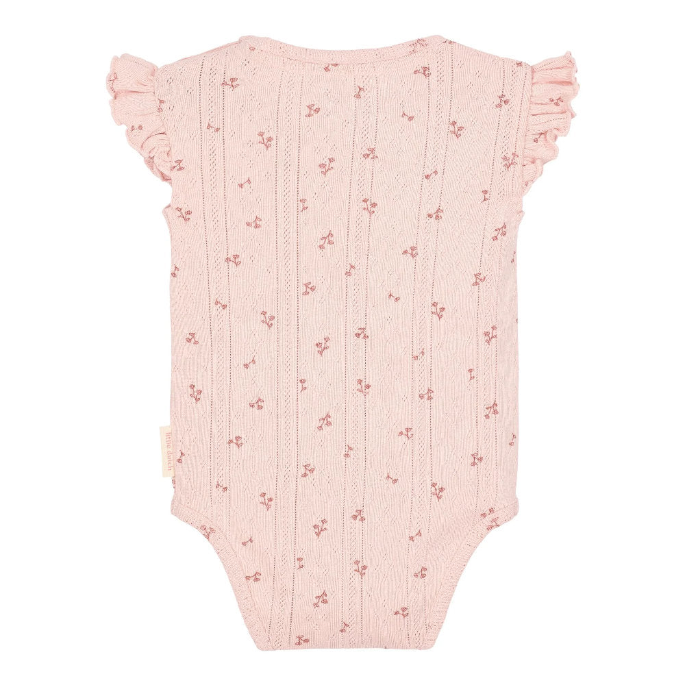 Body smanicato in cotone Bio - Fairy Flowers