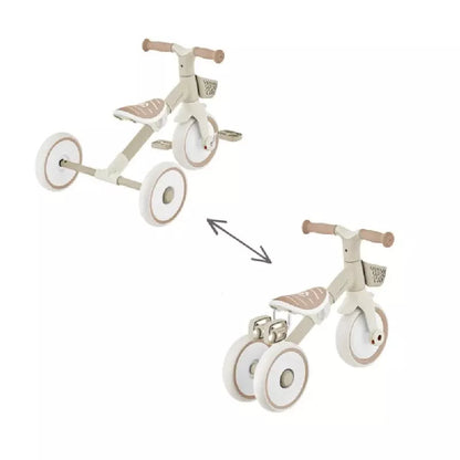 Triciclo e Bici Senza Pedali 2 in 1 Globber Learning Trike Plus Eco (12-36 Mesi)
