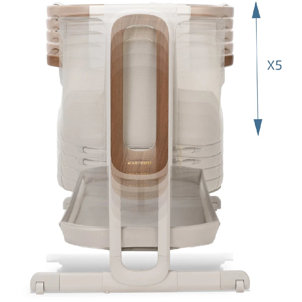 Culla Co-Sleeping Maxi Cosi IORA Pro - Con funzione Dondolo e materasso CloudCore (Dalla Nascita a 6 Mesi)