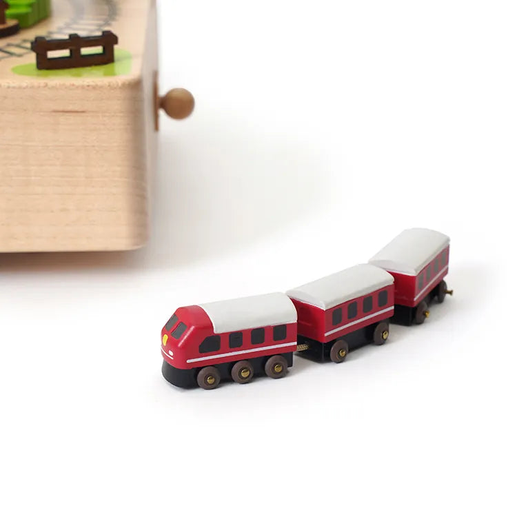 Carillon in legno Treno di montagna