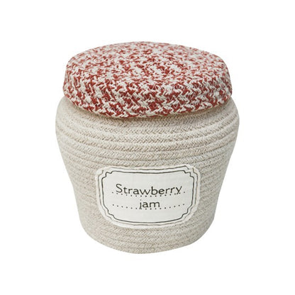 Cesta portagiochi barattolo di marmellata - little chefs collection