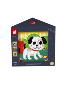 Set di 3 puzzle in legno