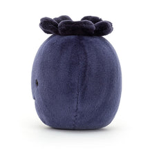 Peluche morbido mirtillo viola