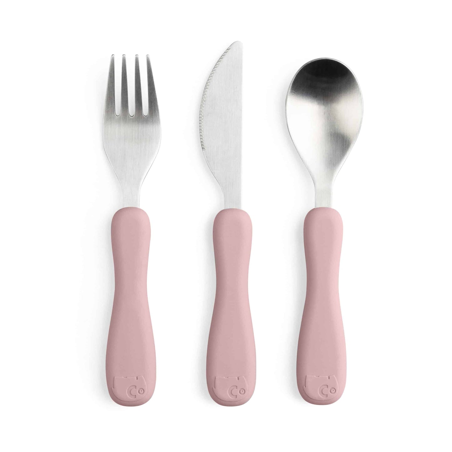 Posate in silicone - Set 3 pezzi - Cucchiaio, coltello e forchetta
