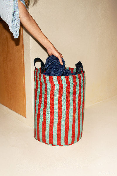 Cestino portaoggetti Round - Large 36x36x47cm - Lavabile in lavatrice
