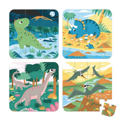 Set 4 puzzle Dinosauri