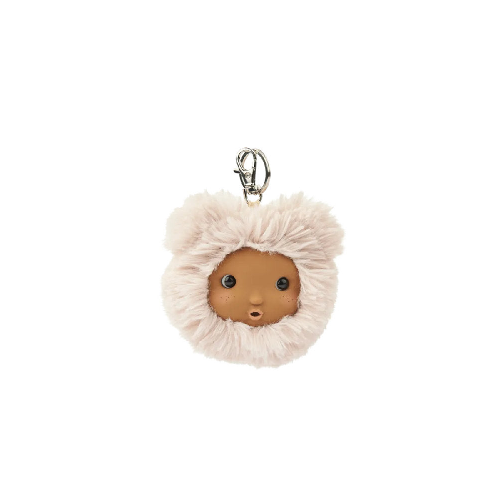Portachiavi Kiara Peluche in Tessuto Riciclato e Silicone con Orecchie da Orsetto Liewood (3+ Anni)