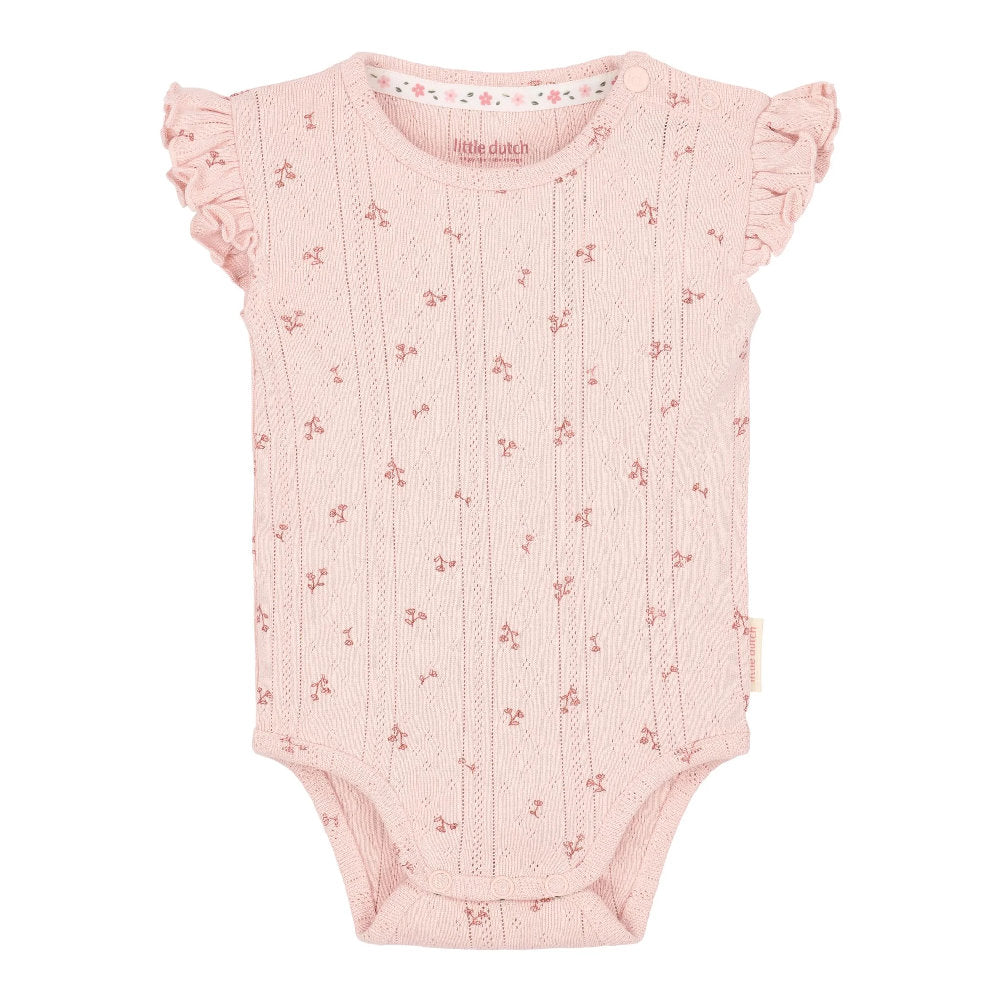 Body smanicato in cotone Bio - Fairy Flowers
