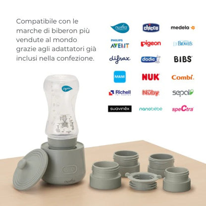 Scaldabiberon portatile universale - riscalda il latte in 4 minuti
