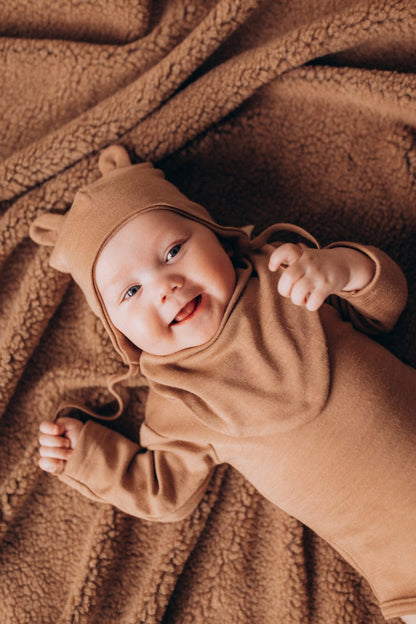 Cappellino lana e seta - con orecchie Teddy