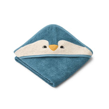 Accappatoio a triangolo baby Albert - con cappuccio - 100% Cotone biologico