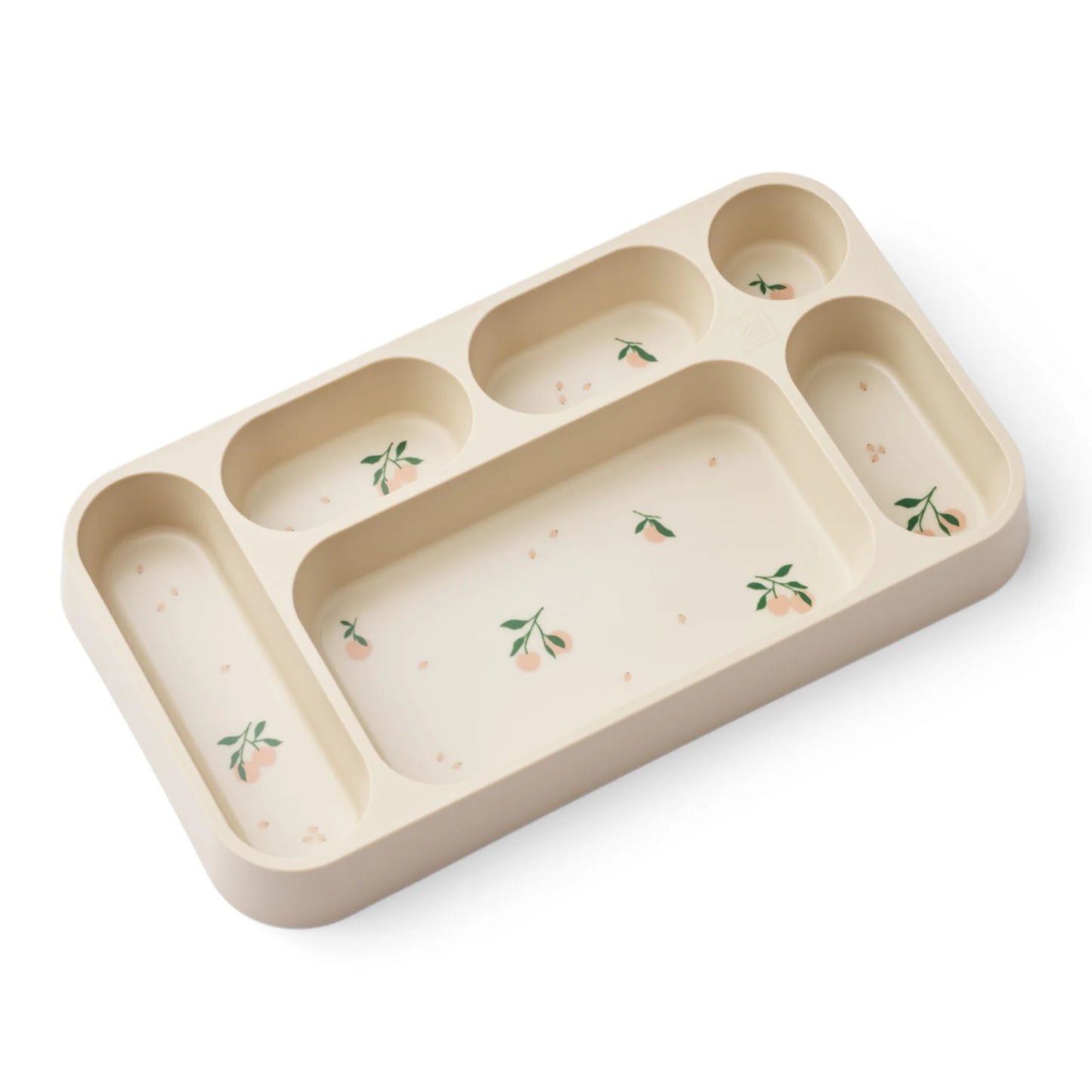 Piatto in silicone con divisori mosu