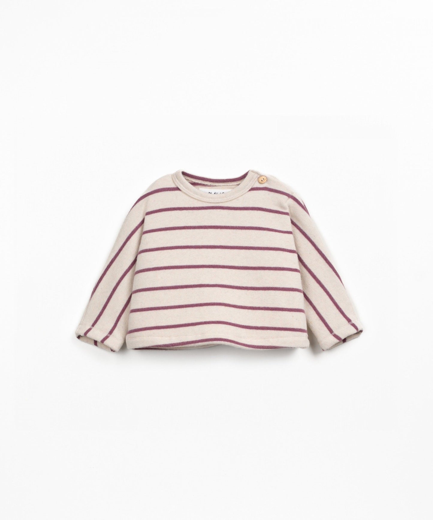Maglione in jersey a righe