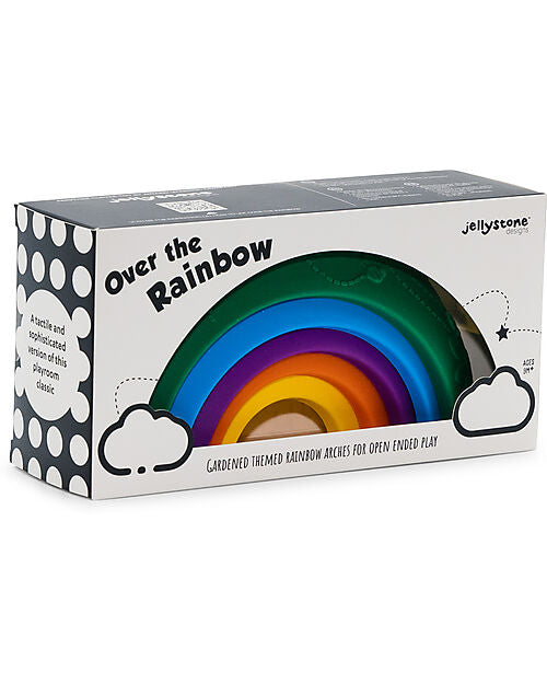 Gioco Arcobaleno Impilabile in Silicone 'Over The Rainbow' - Jellystone Designs