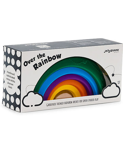 Gioco Arcobaleno Impilabile in Silicone 'Over The Rainbow' - Jellystone Designs