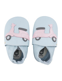 Scarpine Soft Sole Scooter Sky Grey
