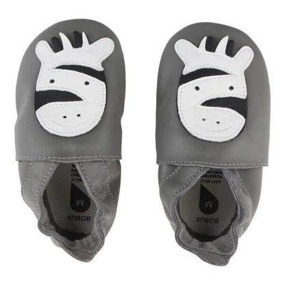 Scarpine Soft Sole Zebra Grey
