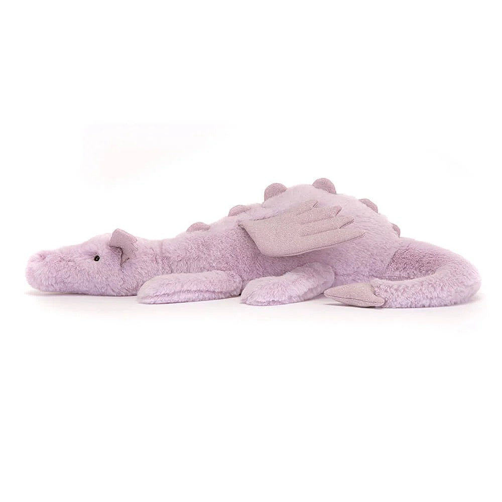 Peluche morbido drago lavanda