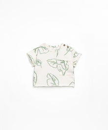 T-shirt in jersey stampato